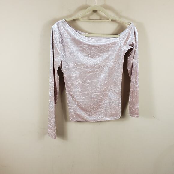 525 America Asymmetrical One Shoulder Top In Champagne Size XS - Picture 7 of 12
